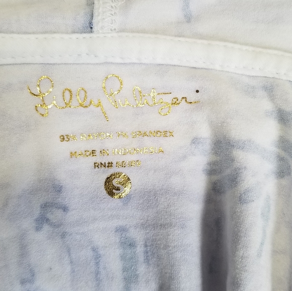 Lilly Pulitzer UPF 50 Ryile Cover Up Hoodied Dress - Picture 3 of 16